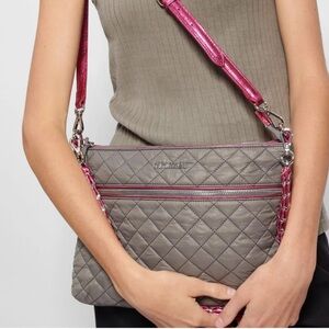 MZ Wallace Crosby Crossbody - Ash